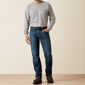 NWT 34/32 FR M5 Straight DuraLight Stretch Coltrane Straight Leg Jean